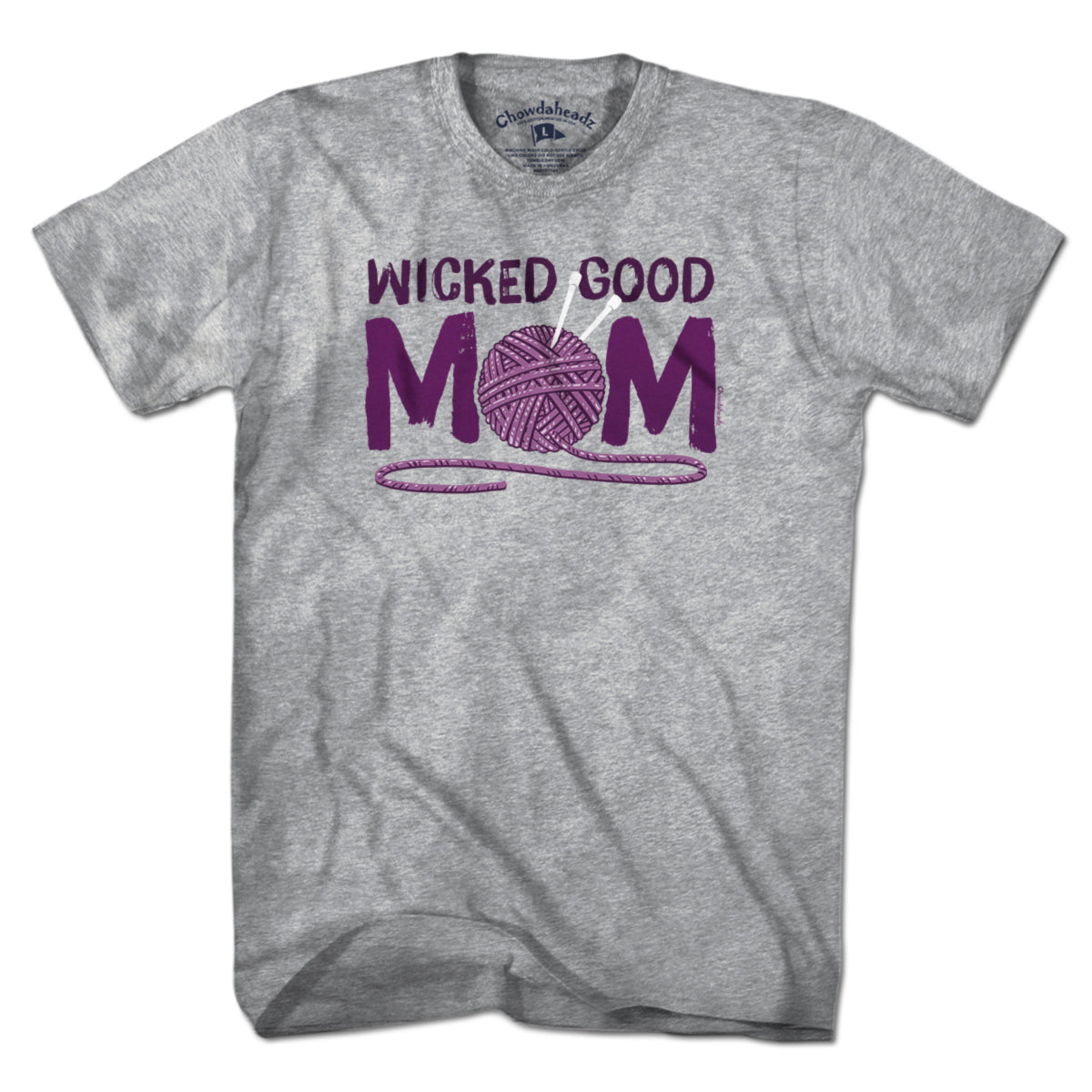 Wicked Good Mom Yarn T-Shirt product image 3