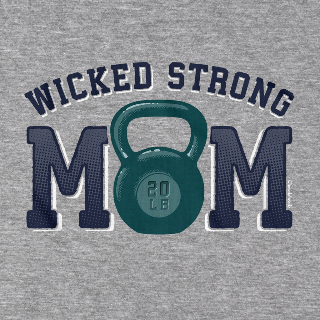 Wicked Strong Mom Kettlebell T-Shirt product image 2