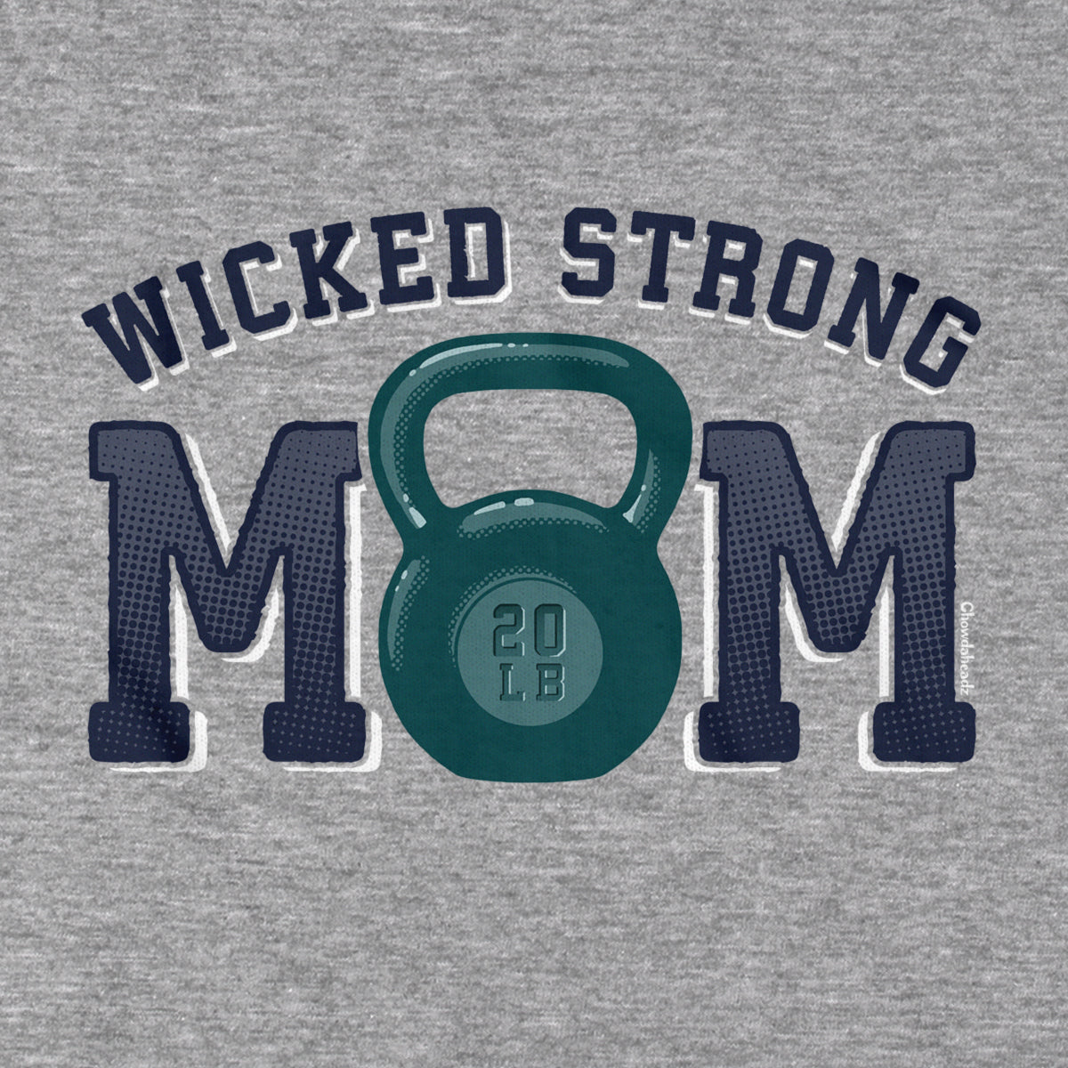 Wicked Strong Mom Kettlebell T-Shirt product image 2