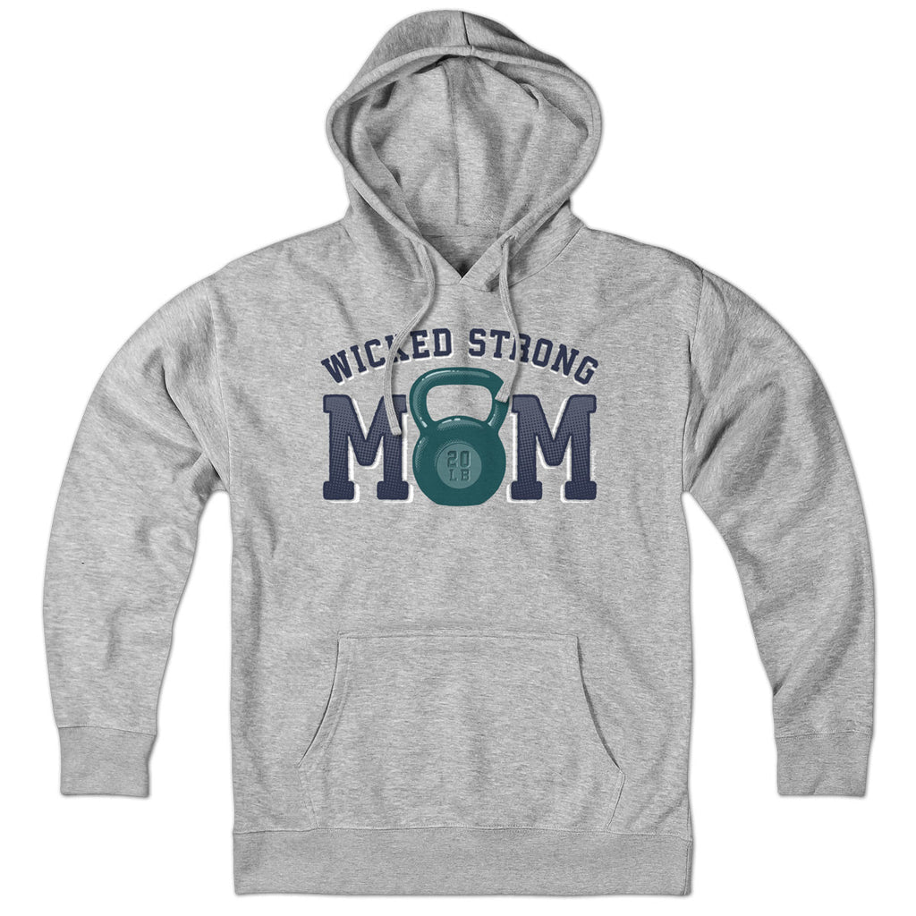 Wicked Strong Mom Kettlebell Hoodie product image 1
