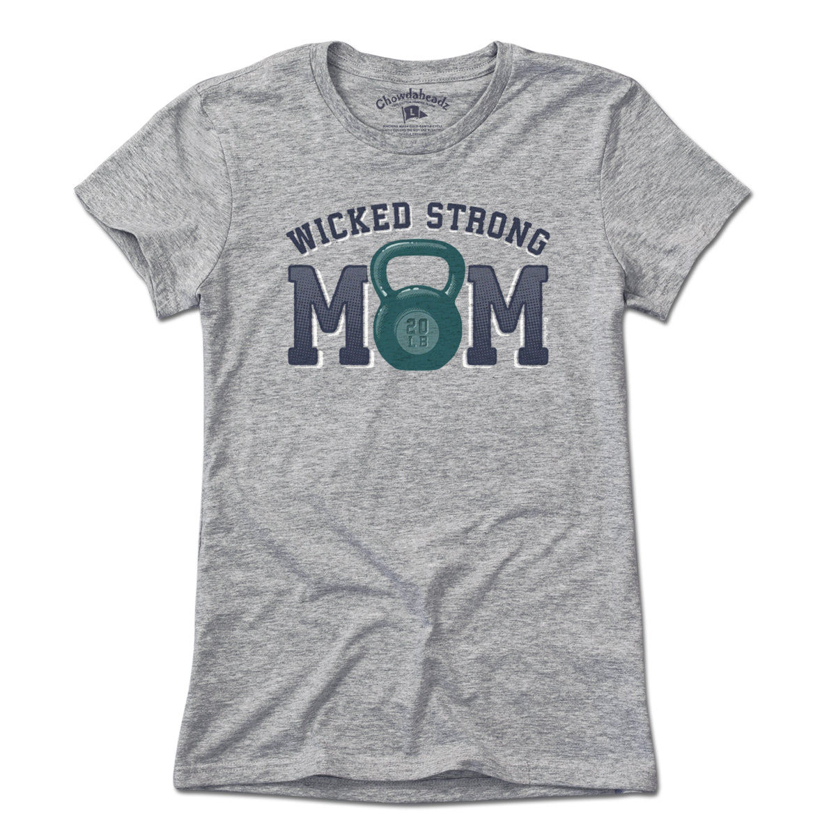 Wicked Strong Mom Kettlebell T-Shirt product image 1