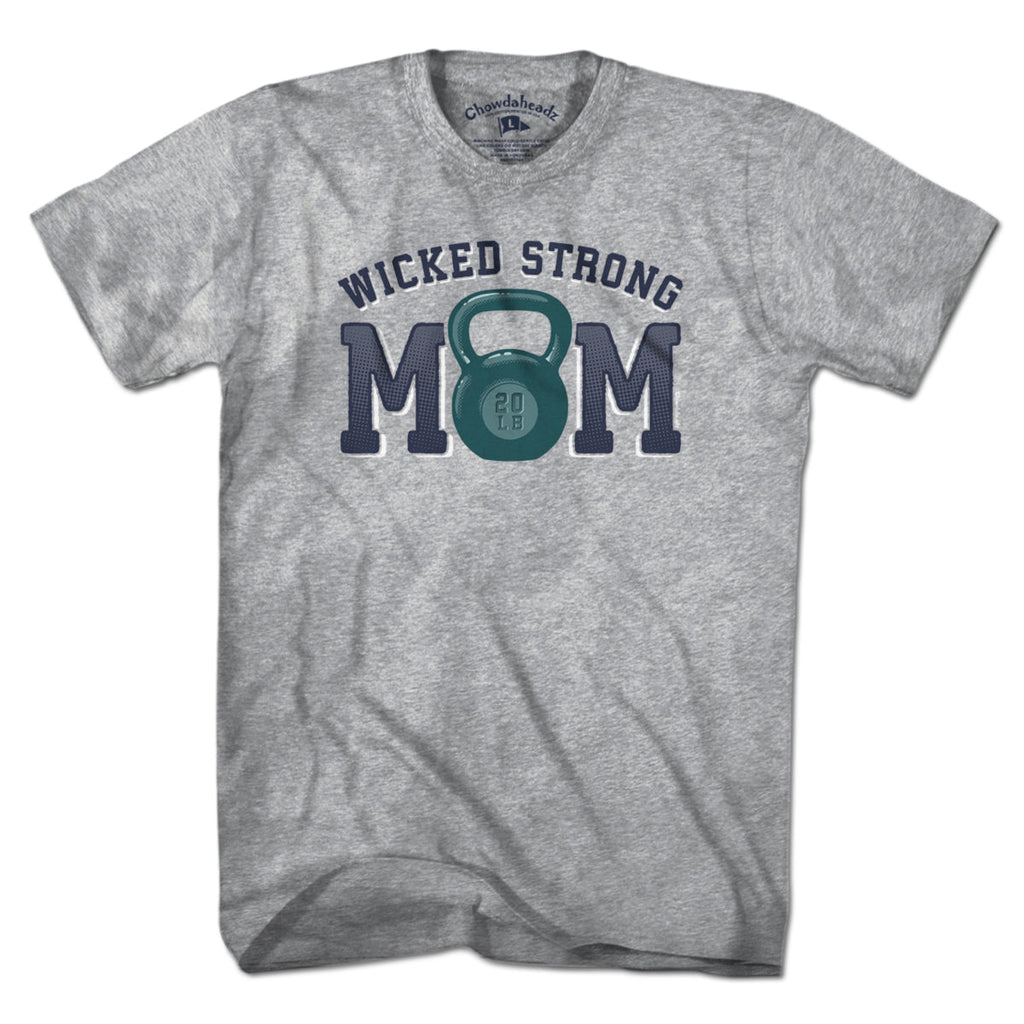 Wicked Strong Mom Kettlebell T-Shirt product image 3
