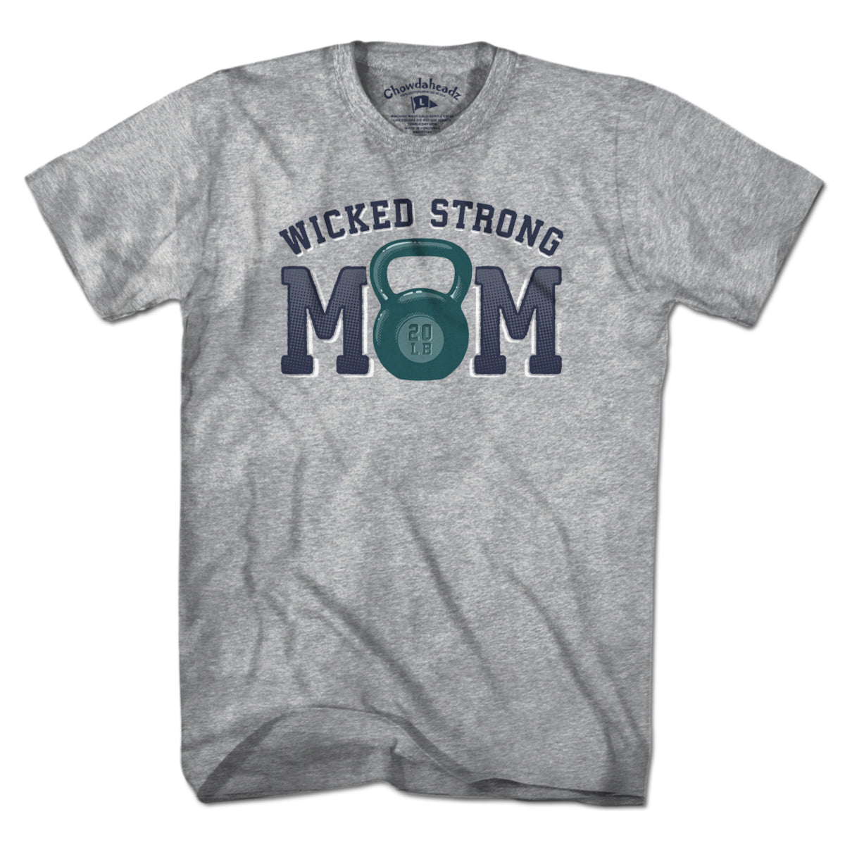 Wicked Strong Mom Kettlebell T-Shirt product image 3