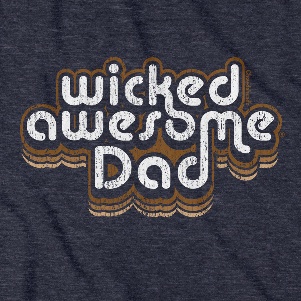 Wicked Awesome Dad Retro Hoodie product image 4
