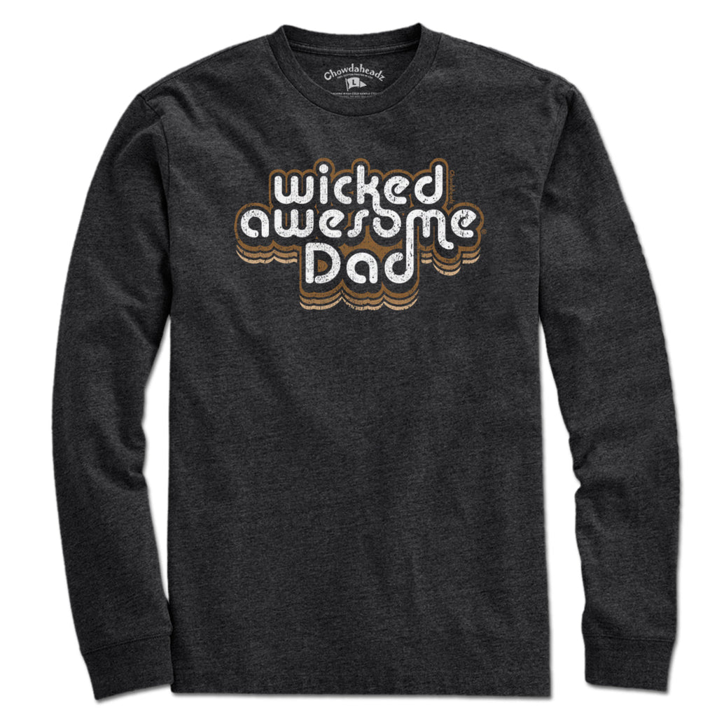 Wicked Awesome Dad Retro T-Shirt product image 3