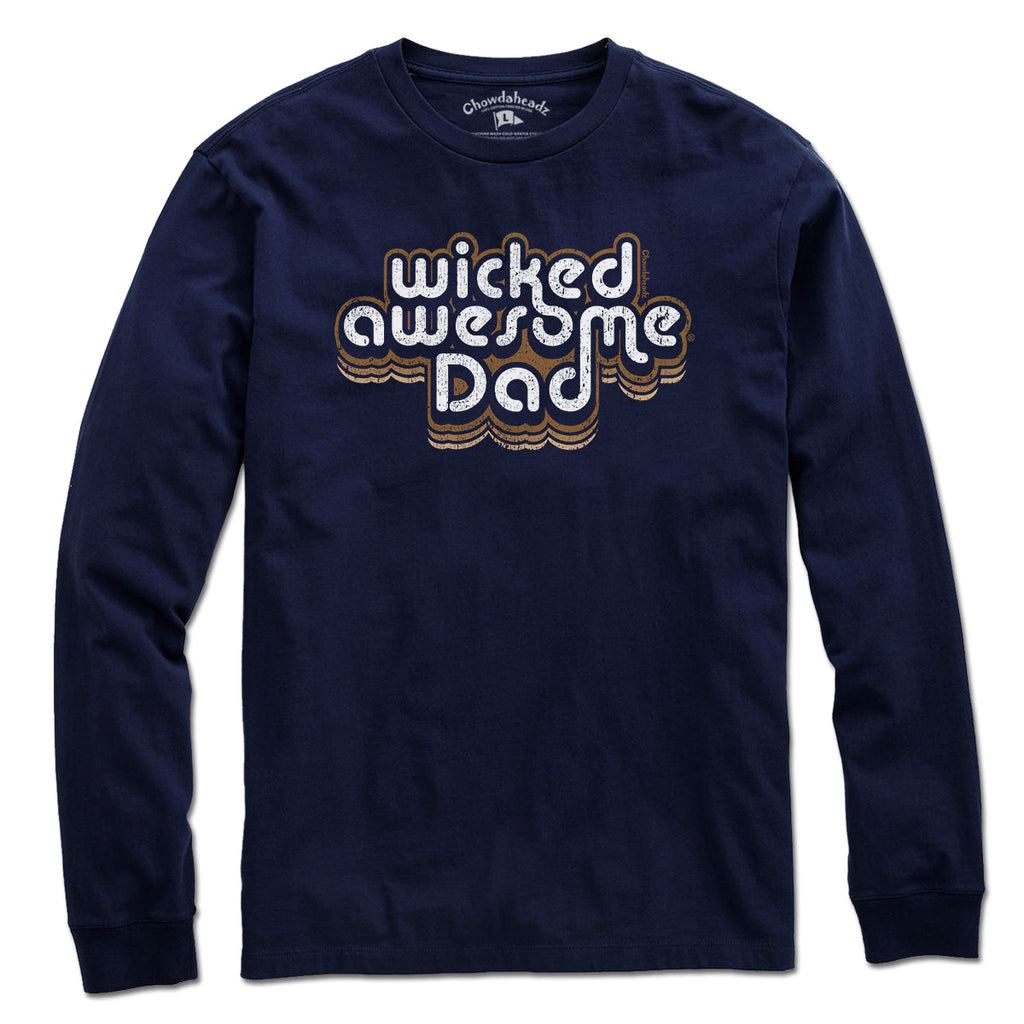 Wicked Awesome Dad Retro T-Shirt product image 6