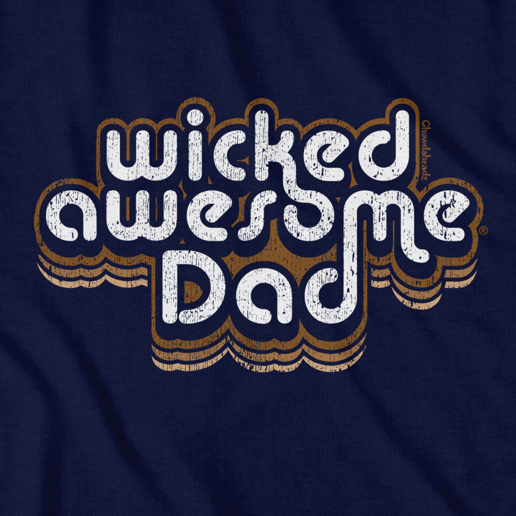 Wicked Awesome Dad Retro T-Shirt product image 5