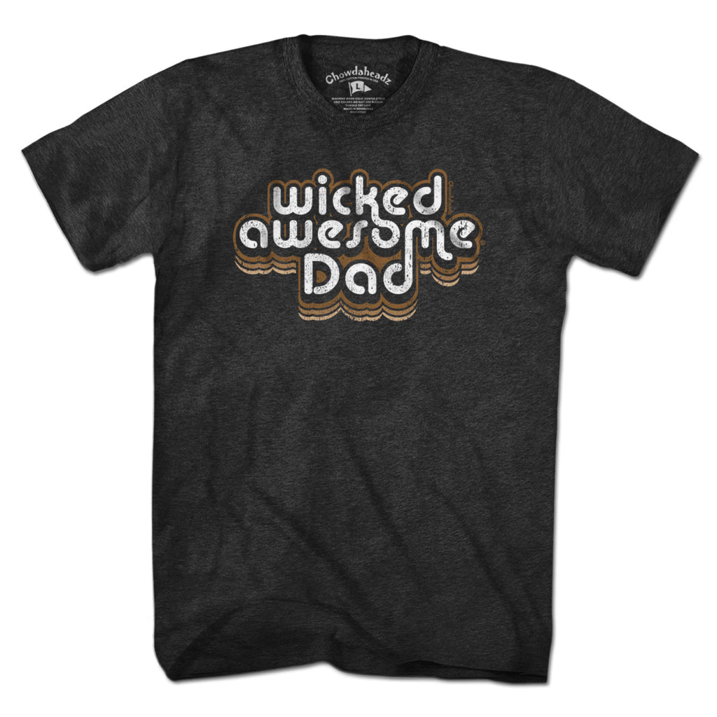 Wicked Awesome Dad Retro T-Shirt product image 1