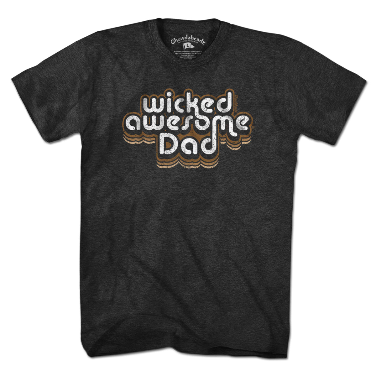 Wicked Awesome Dad Retro T-Shirt product image 1