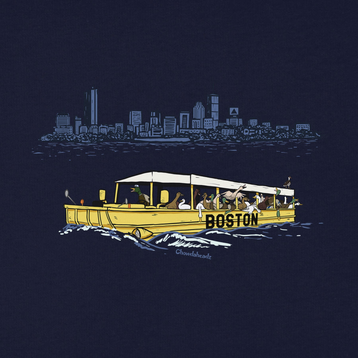 Ducks On A Boat Youth T-Shirt product image 2