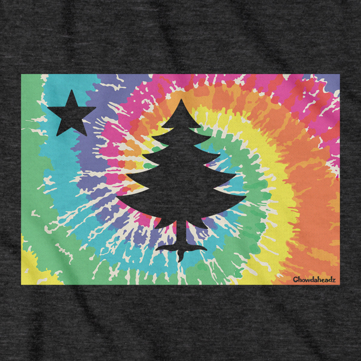 Vintage Maine Flag Tie Dye T-Shirt product image 4