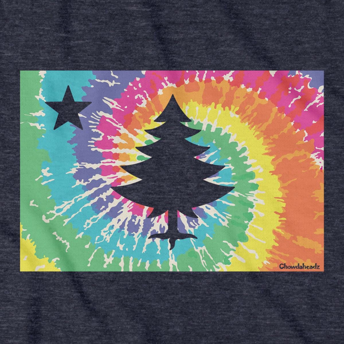 Vintage Maine Flag Tie Dye T-Shirt product image 2
