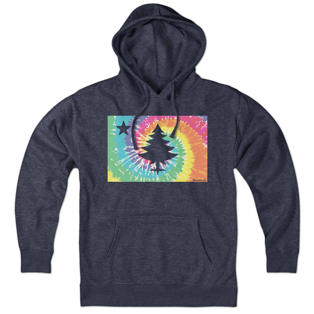Vintage Maine Flag Tie Dye Hoodie product image 1