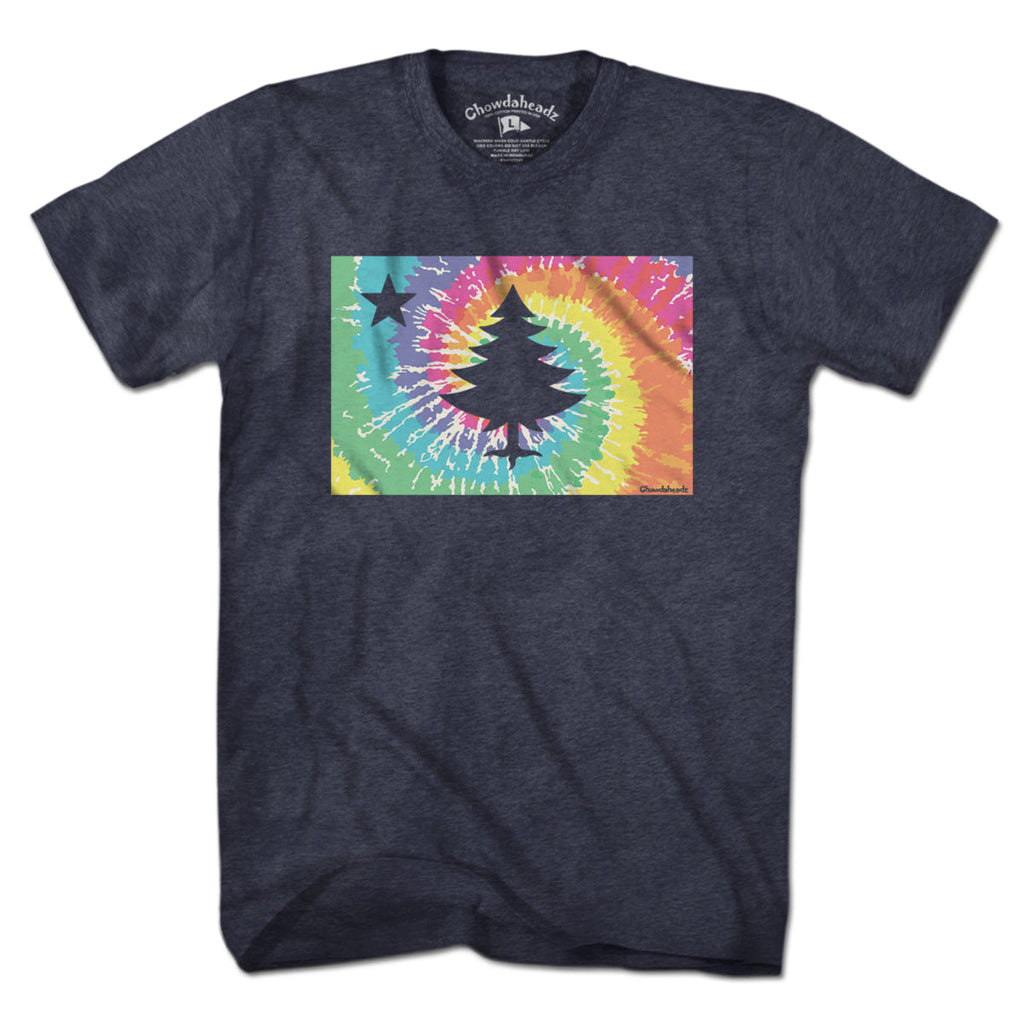 Vintage Maine Flag Tie Dye T-Shirt product image 1