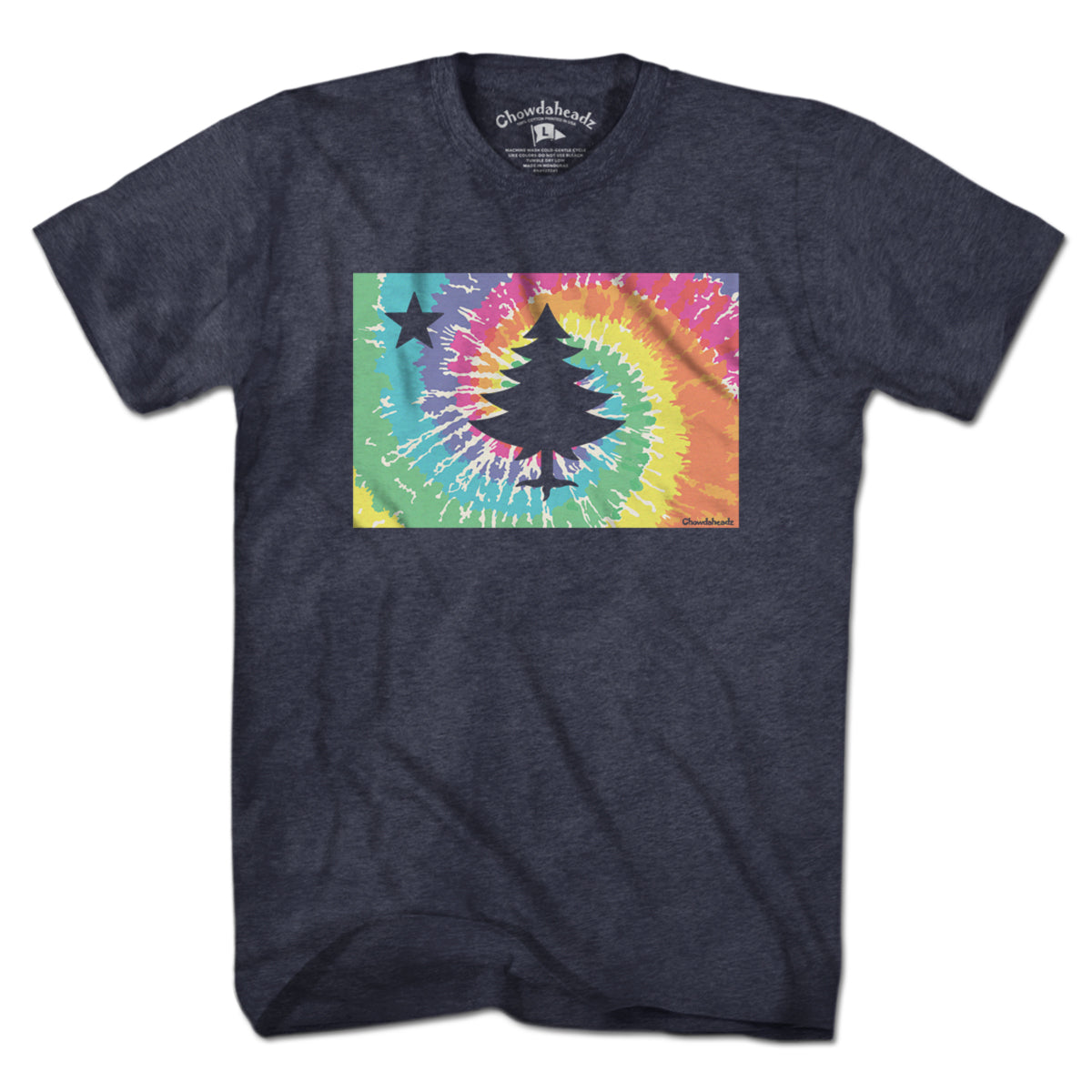 Vintage Maine Flag Tie Dye T-Shirt product image 1