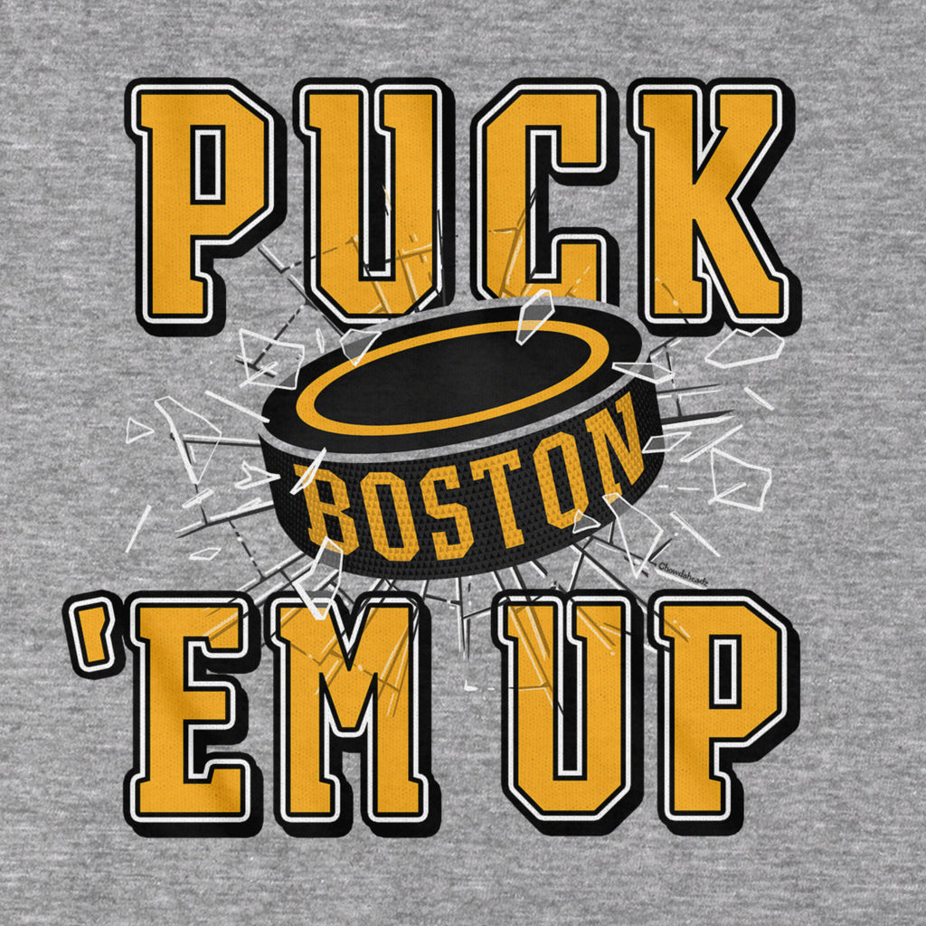 Puck 'Em Up Boston Hockey T-Shirt product image 2