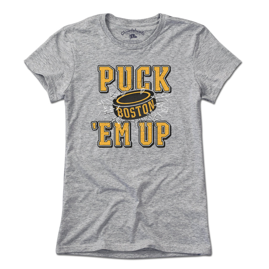 Puck 'Em Up Boston Hockey T-Shirt product image 4