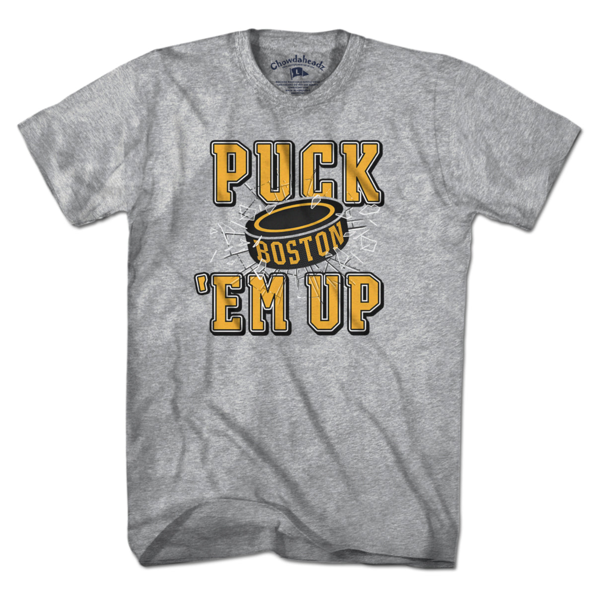 Puck 'Em Up Boston Hockey T-Shirt product image 1