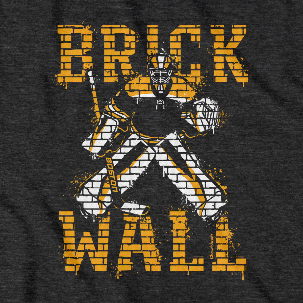 Brick Wall Boston Hockey Youth Hoodie product image 2