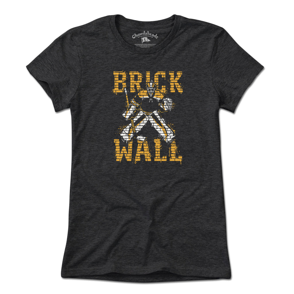 Brick Wall Boston Hockey T-Shirt product image 4
