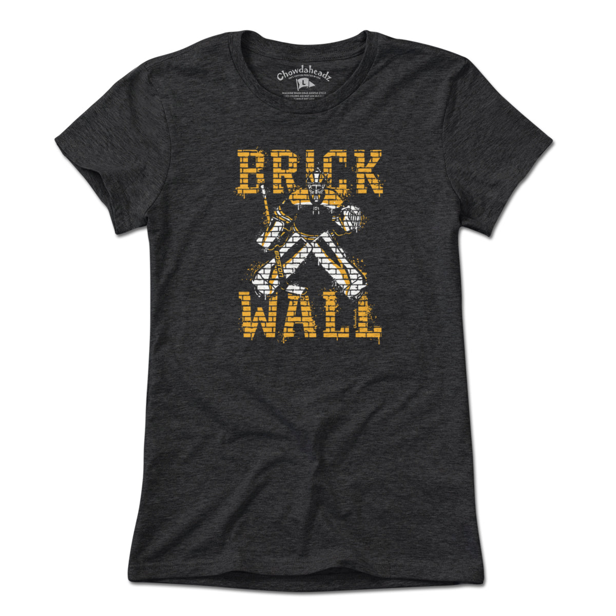 Brick Wall Boston Hockey T-Shirt product image 4