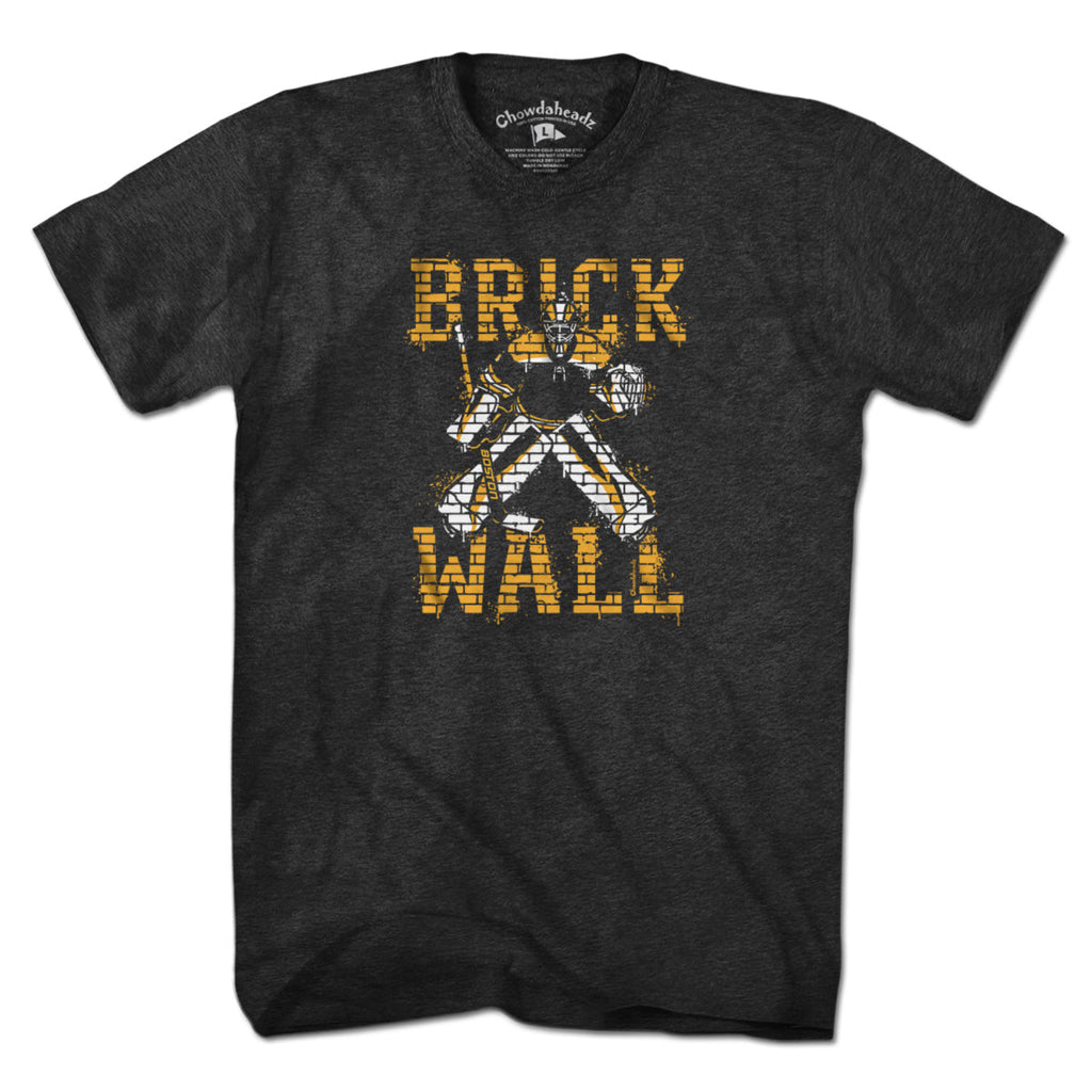 Brick Wall Boston Hockey T-Shirt product image 1