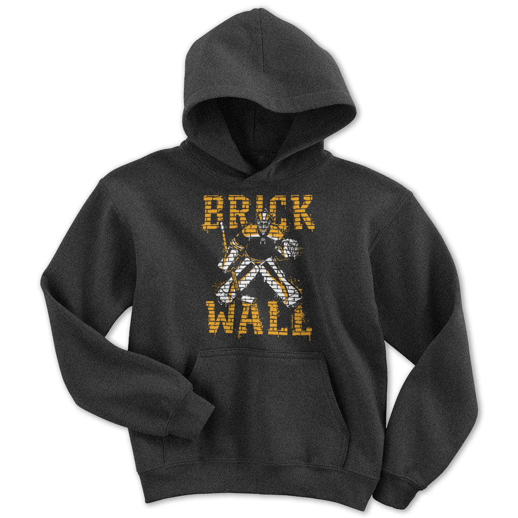 Brick Wall Boston Hockey Youth Hoodie product image 1