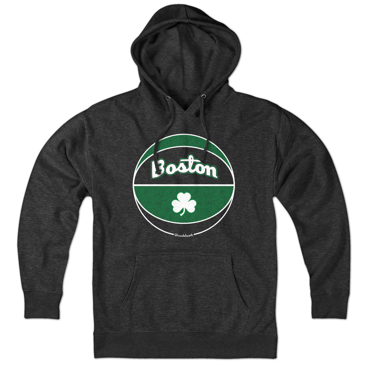Boston Black And Green Basketball Hoodie product image 1