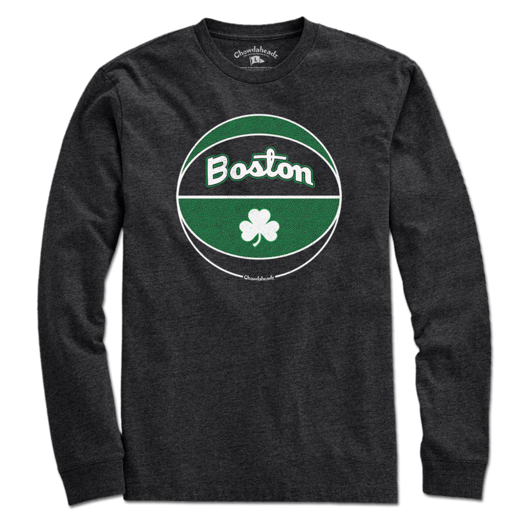 Boston Black And Green Basketball T-Shirt product image 3