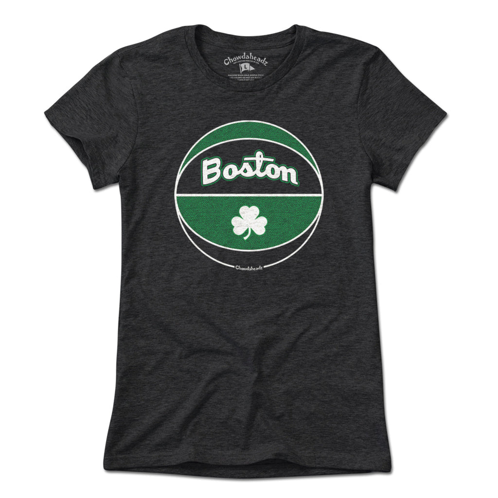 Boston Black And Green Basketball T-Shirt product image 4