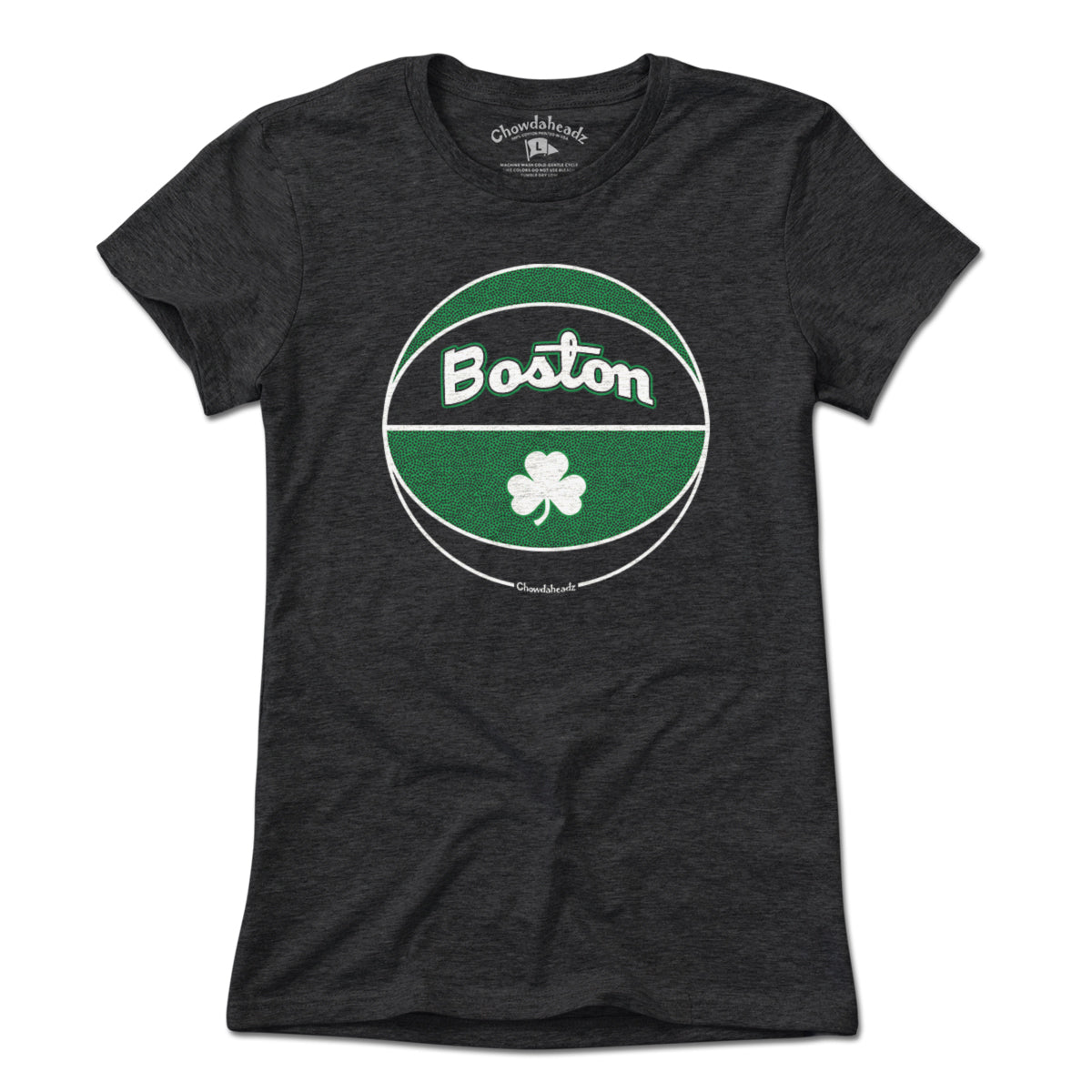 Boston Black And Green Basketball T-Shirt product image 4