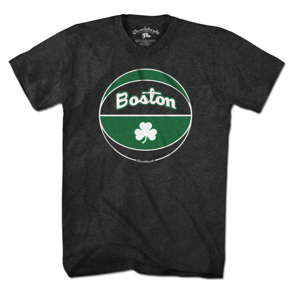 Boston Black And Green Basketball T-Shirt product image 1