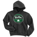 Boston Black And Green Basketball Youth Hoodie product image 1