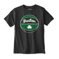 Boston Black And Green Basketball Youth T-Shirt product image 1