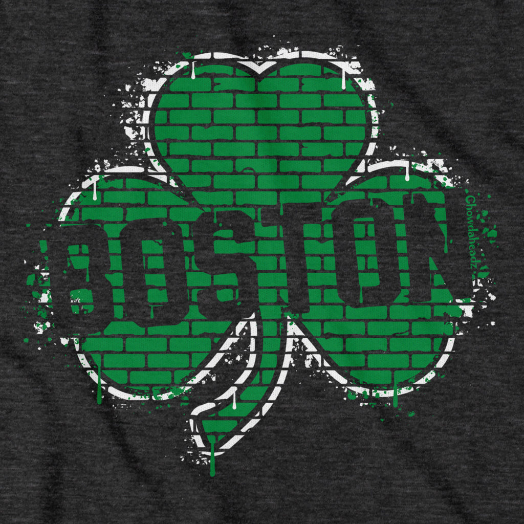 Boston Shamrock Graffiti Tailgater Hoodie product image 2
