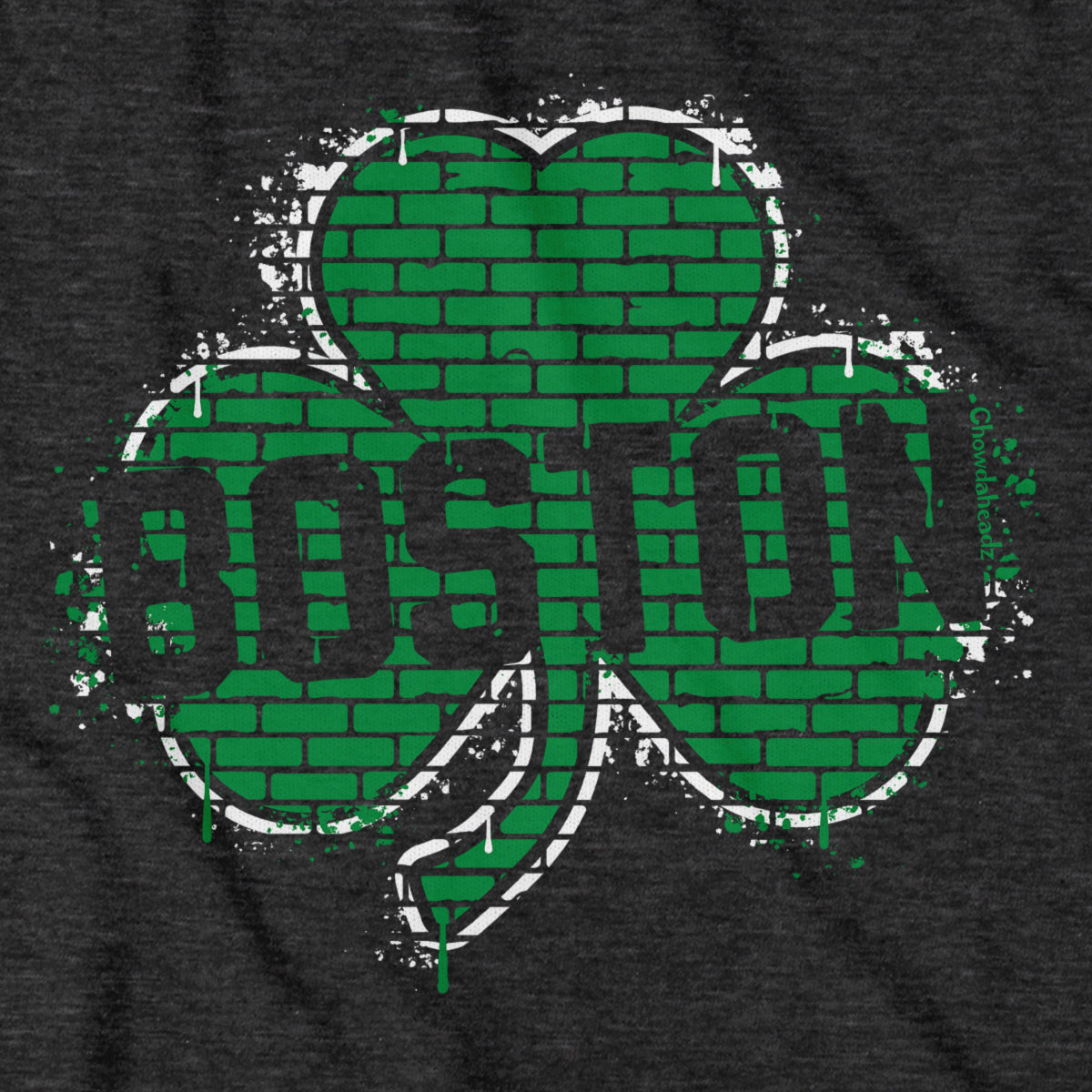 Boston Shamrock Graffiti Tailgater Hoodie product image 2
