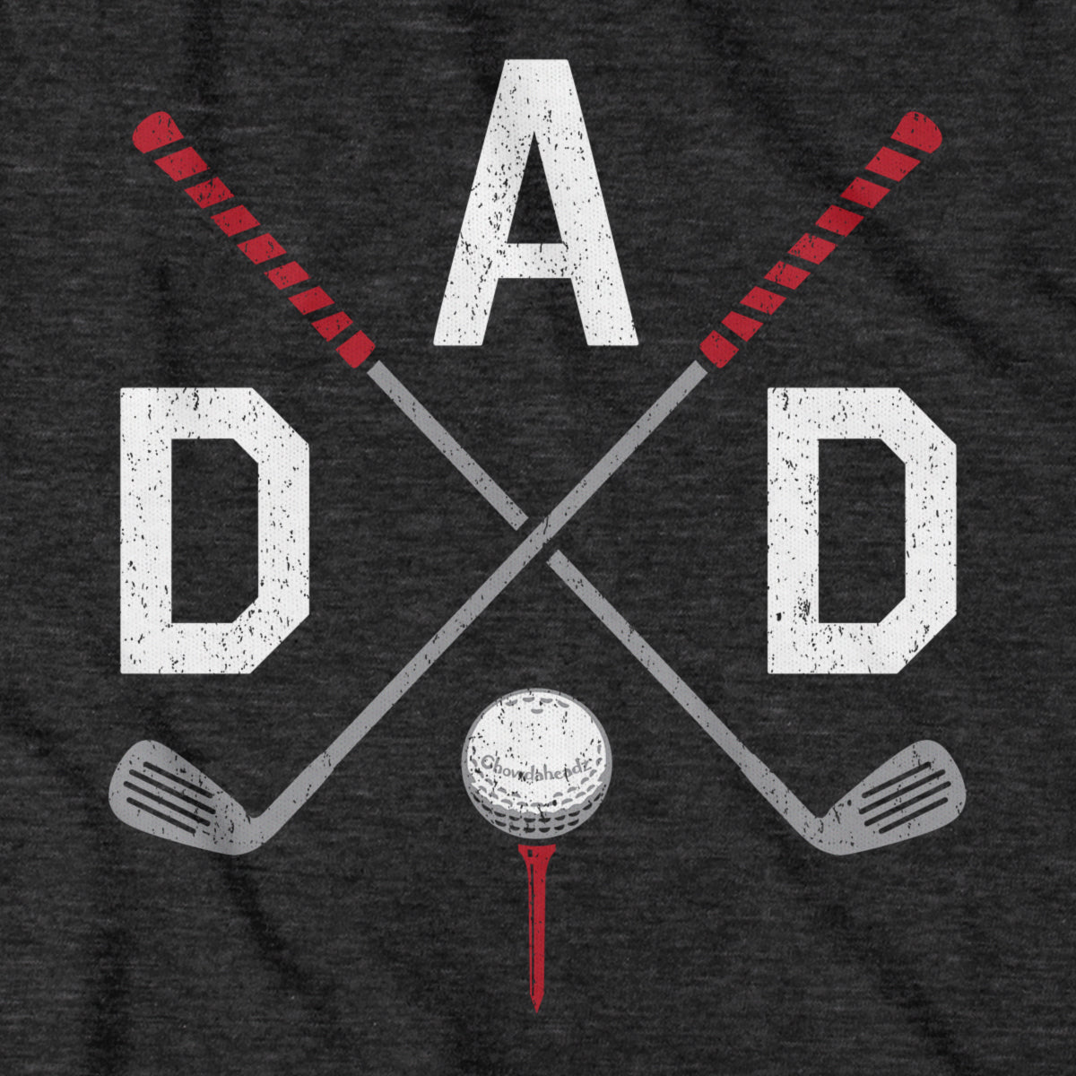 DAD Cross Clubs Golf T-Shirt product image 4