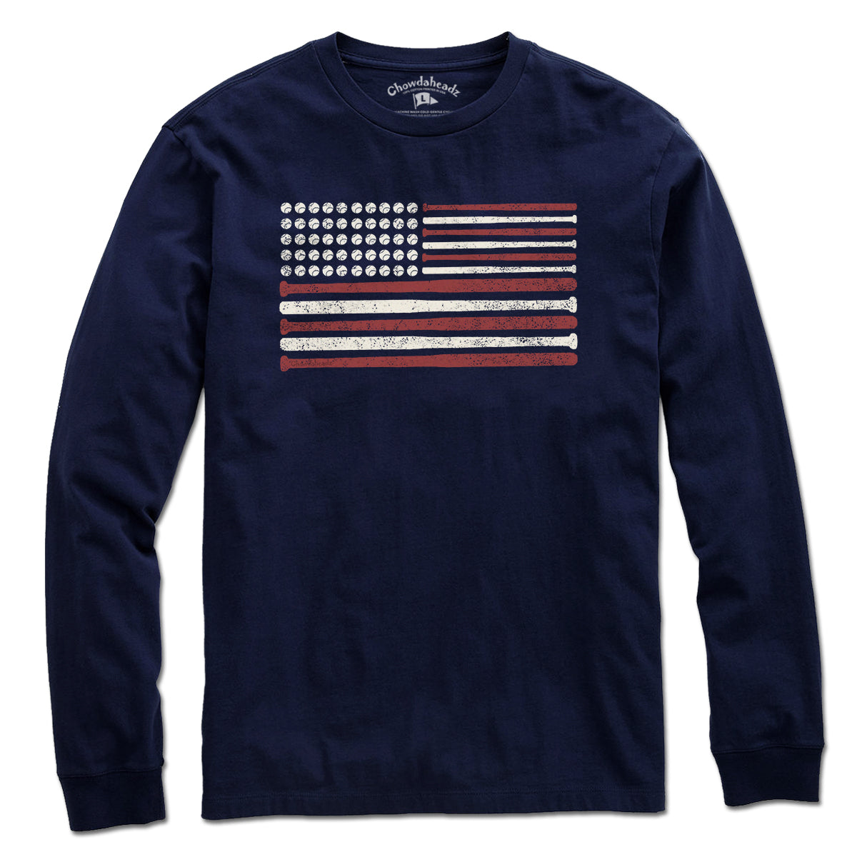 USA Baseball Flag T-Shirt product image 3