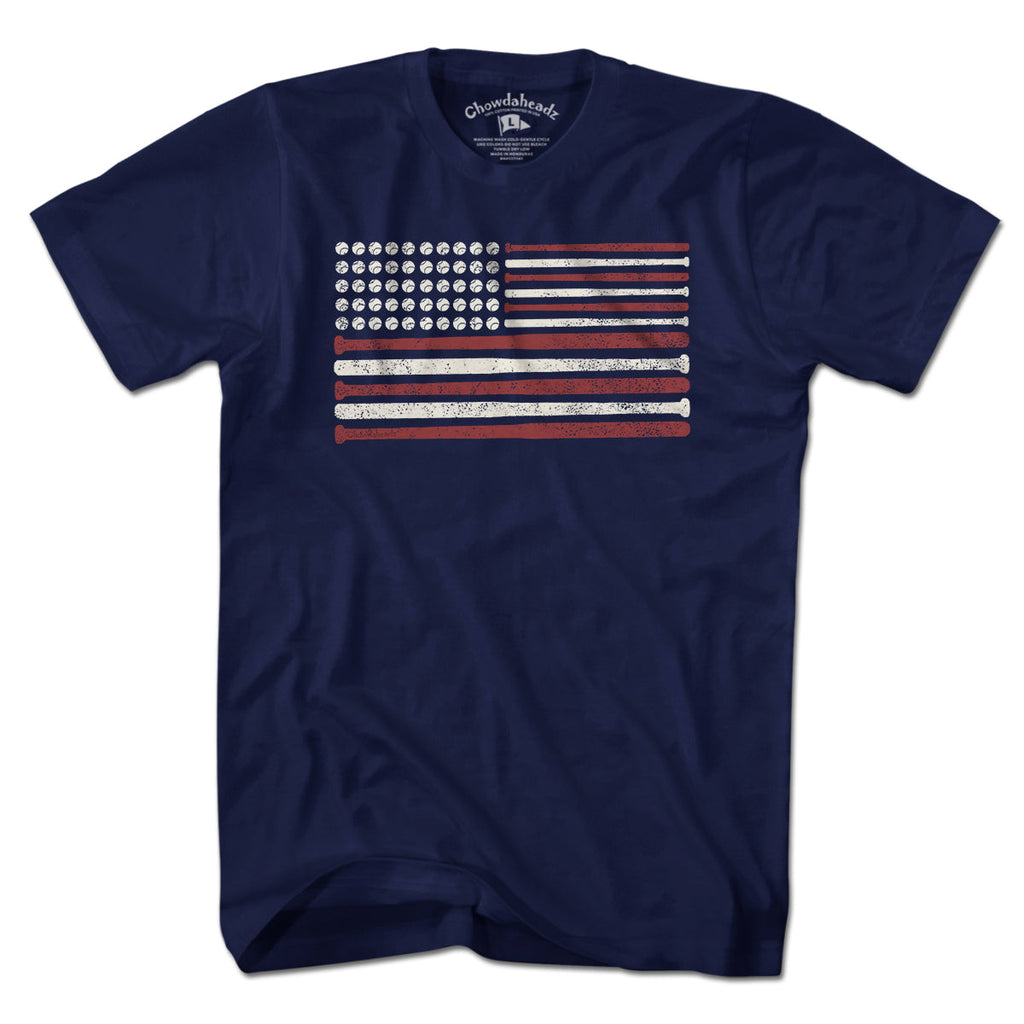 USA Baseball Flag T-Shirt product image 1