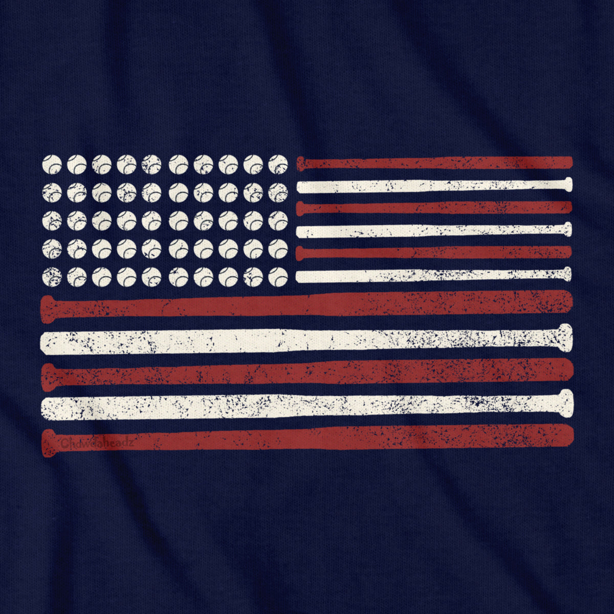 USA Baseball Flag T-Shirt product image 2
