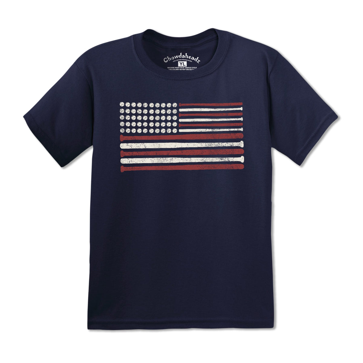 USA baseball Flag Youth T-Shirt product image 1