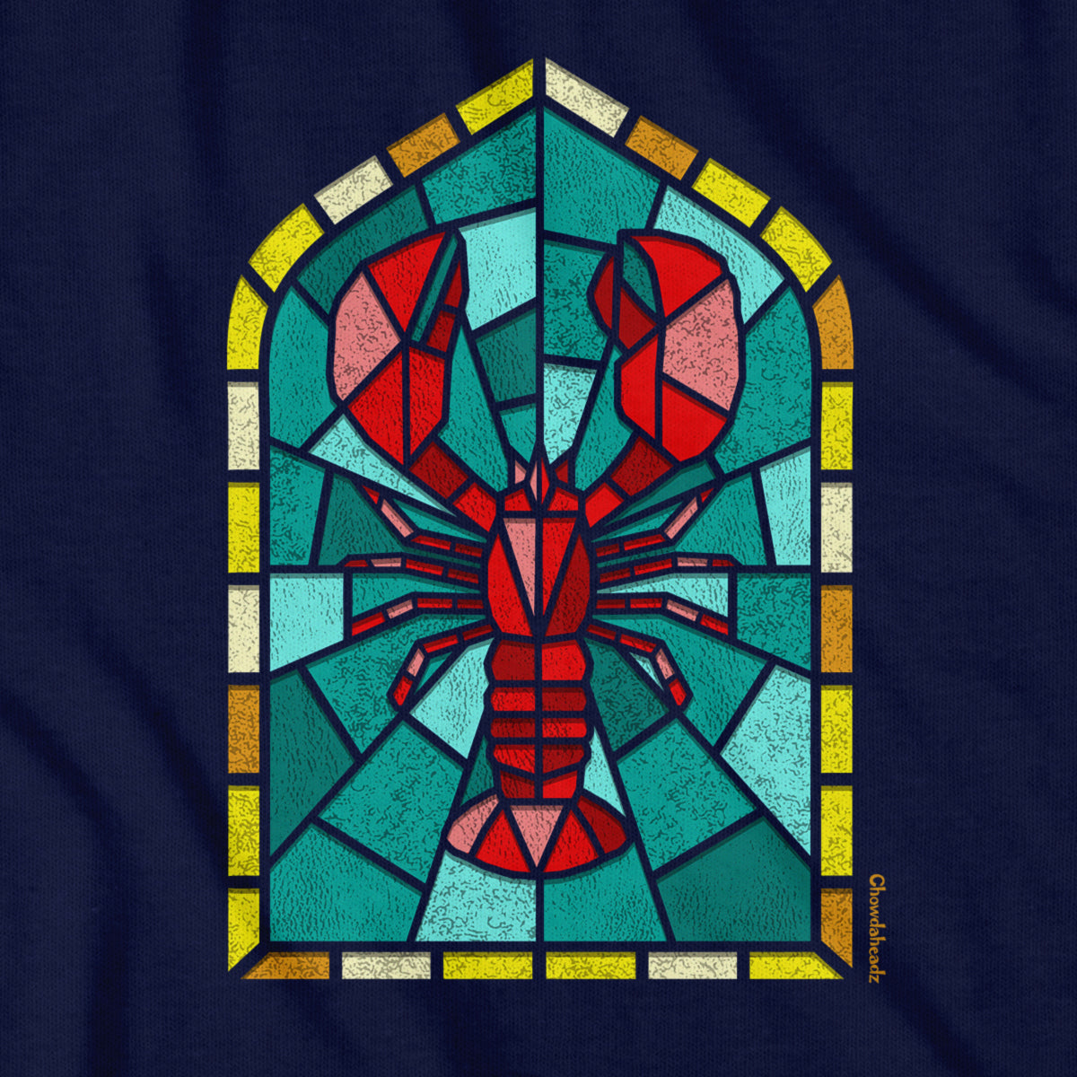 Stained Glass Lobstah T-Shirt product image 2