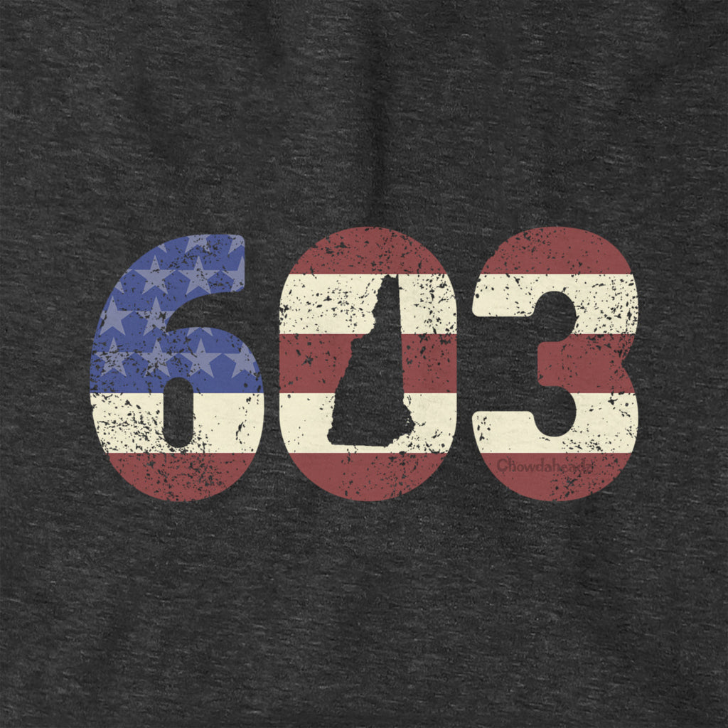 Patriotic 603 New Hampshire Hoodie product image 2