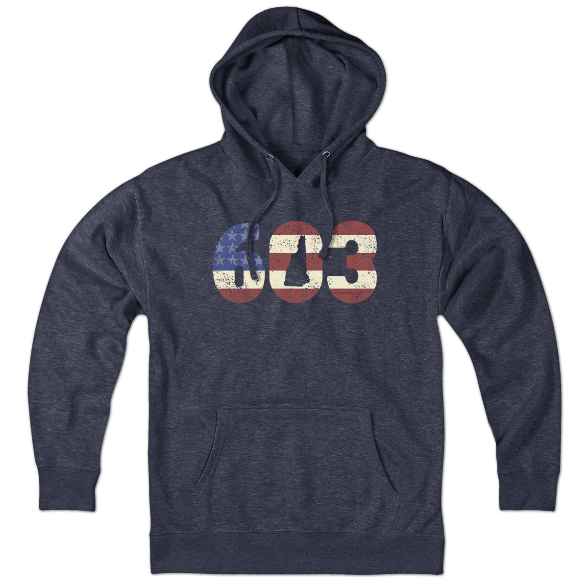Patriotic 603 New Hampshire Hoodie product image 3