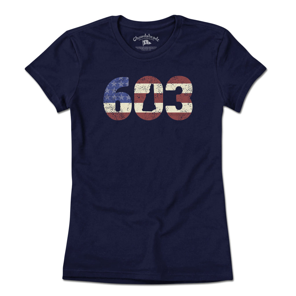 Patriotic 603 New Hampshire T-Shirt product image 8