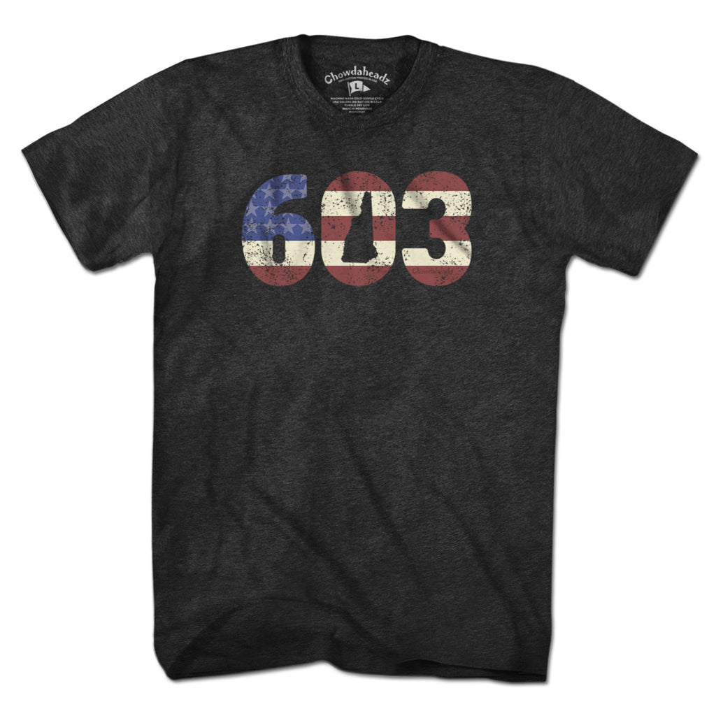 Patriotic 603 New Hampshire T-Shirt product image 1