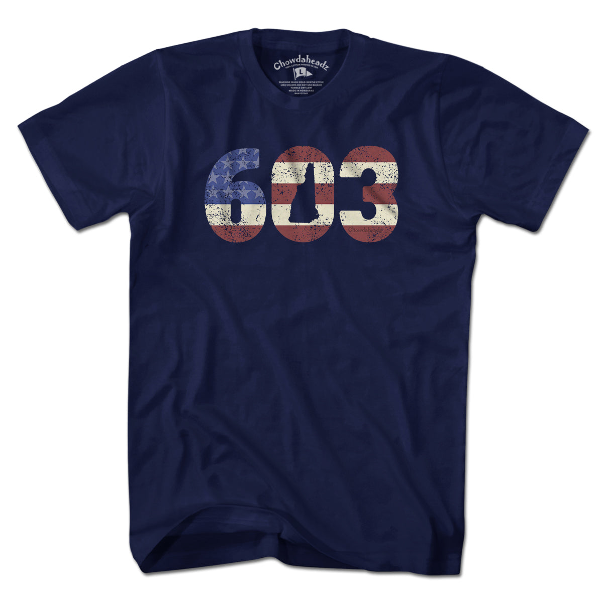 Patriotic 603 New Hampshire T-Shirt product image 5