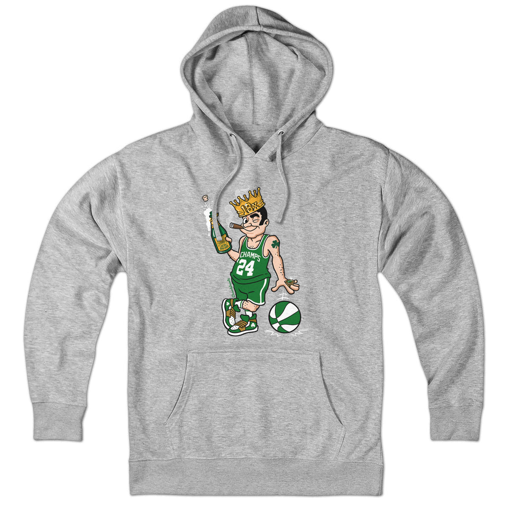18x Boston Basketball Champions Leprechaun Hoodie product image 1