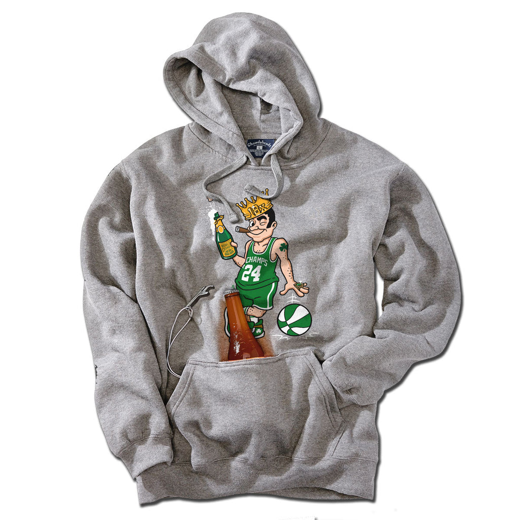 18x Boston Basketball Champions Leprechaun Tailgater Hoodie product image 1