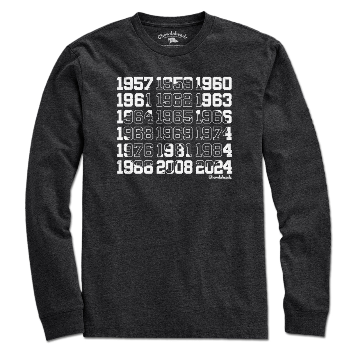 Boston Basketball Championship Dates Shamrock T-Shirt product image 7